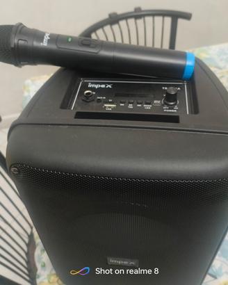 cassa karaoke bluetooth 
