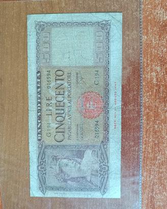 500 LIRE ORNATA DI SPIGHE 