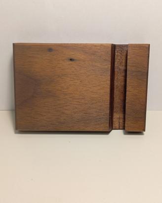 Porta telefono in legno artigianale