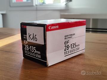 Canon 28-135 3.5 5.6 IS USM con scatola originale