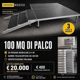 PALCO MODULARE 100 MQ H. CM 40/60 MOD. HANDY 400