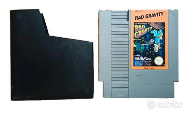 RAD GRAVITY NINTENDO NES PAL A ITA con custodia