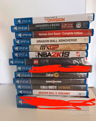Giochi Ps4 Sigillati e usati