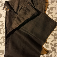 Pantalone marrone Promod lino e ramia Tg42