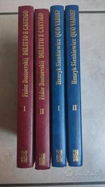 Libri "Quo Vadis" e "Delitto e Castigo"