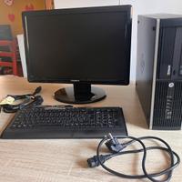 PC DESKTOP + schermo + tastiera