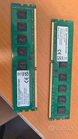 Coppia RAM PNY 16GB DDR3 UDIMM