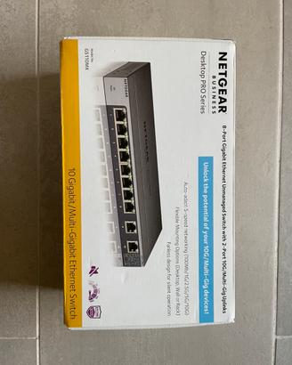 Netgear GS110MX Switch Ethernet 10 porte 1G/10G