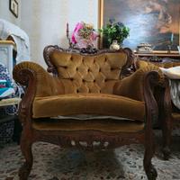 Poltrona Reale in Stile Barocchetto / Luigi Filipp