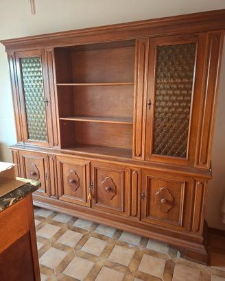 credenza libreria vintage 