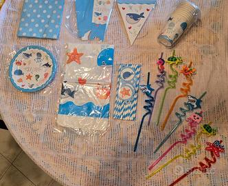 Addobbi compleanno tema mare