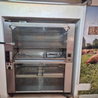 Girarrosto per polli allo spiedo 3 stecche + kappa