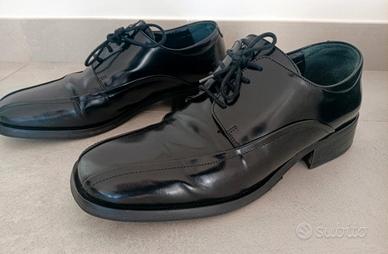 scarpe uomo nero lucido nr 43 