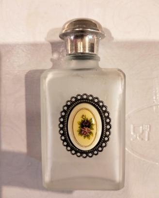 piccola bottiglia di profumo vintage, vuota.