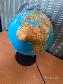 Lampada mappamondo