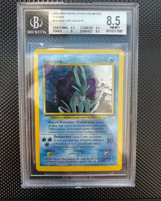 Suicune Holo – 14/64 – Neo Revelation – Beckett 8