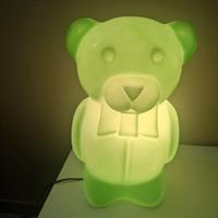 lampada da terra orso verde 40 cm