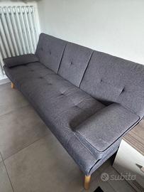 divano HOMCOM 3 posti reclinabile