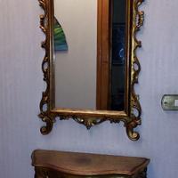 Specchio e consolle per ingresso