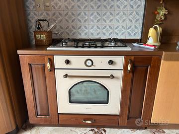 Monoblocco piano cottura + forno + cappa