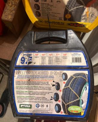 LOTTO 3 CATENE DA NEVE NUOVE-KÖNIG-CORA GRIP- AREO