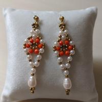 Orecchini Perle di fiume Vintage neo barocco