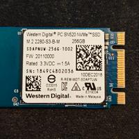 SSD Western Digital SN520 NVMe 256Gb