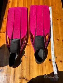 Pinne per nuoto come nuove mai usate 38/39