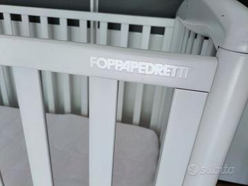 Lettino Foppapedretti Lucy colore Bianco in legno