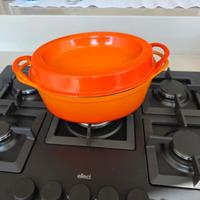 casseruola ovale in ghisa vetrificata