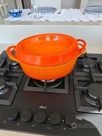 casseruola ovale in ghisa vetrificata