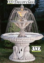 FONTANA IN CEMENTO BIANCO CM 155X200h