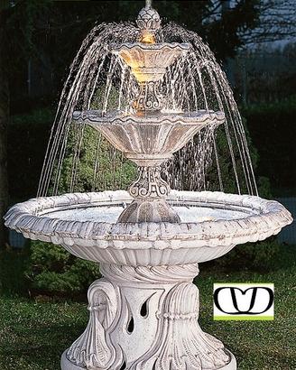 FONTANA IN CEMENTO BIANCO CM 155X200h