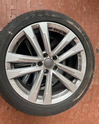 4 cerchi Audi con pneumatici invernali Continental