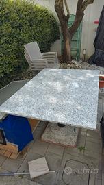 Tavolo in marmo da giardino  140x90