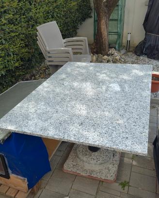 Tavolo in marmo da giardino  140x90