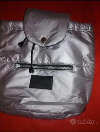 Superga Zaino Argentato Poliestere borsa borsetta
