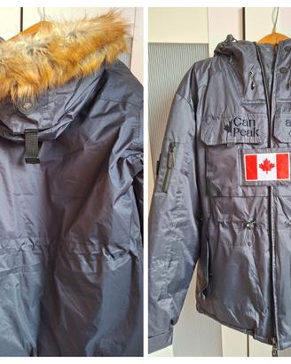 Giaccone Canadian Peak uomo taglia XL blu scuro