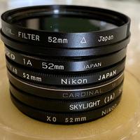 Set filtri da 52mm