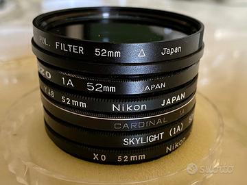 Set filtri da 52mm