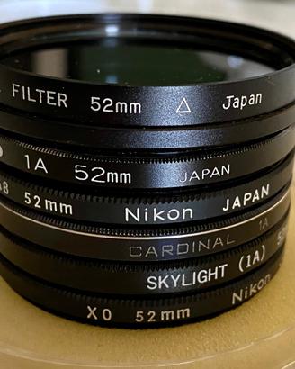 Set filtri da 52mm