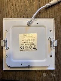 Lampada led ad incasso 9w