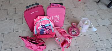 zaino sj borsa orologio trolley hello kitty