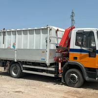 Iveco eurocargo 120e15 cassone fisso e gru