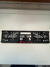 Portatarga Audi sport