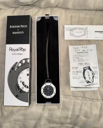 SWATCH x AUDERMARS PIGUET OCHO NEGRO NEW FULL SET