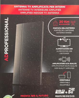 Antenna TV amplificata per interni Meliconi