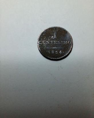 1 Centesimo 1834 Milano