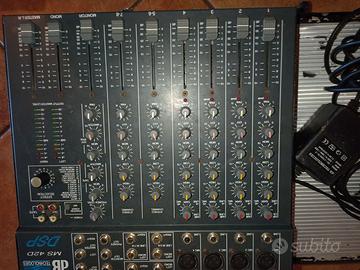 Mixer 4 canali mic 2 stereo  db technology