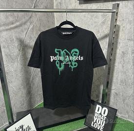 T-shirt Palm Angels Milano “Spray” Nera - Taglia M